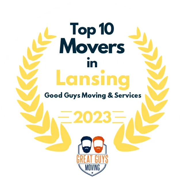 Top 10 Movers in Lansing, MI 2023 award