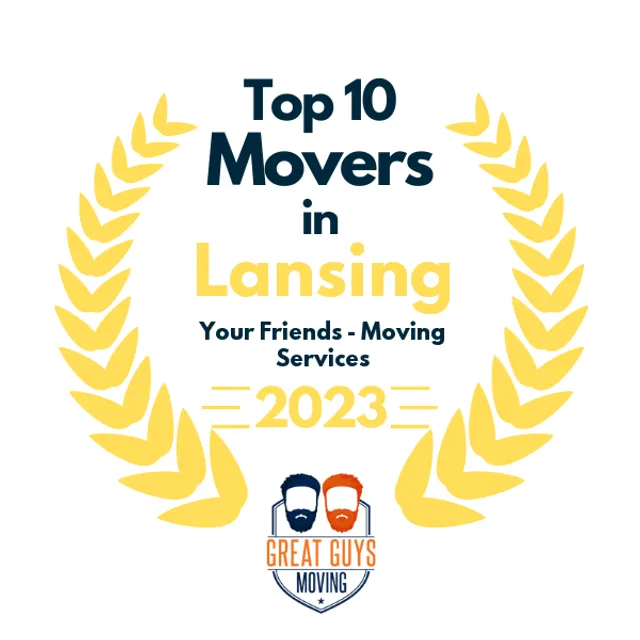 Top 10 Movers in Lansing, MI 2023 award