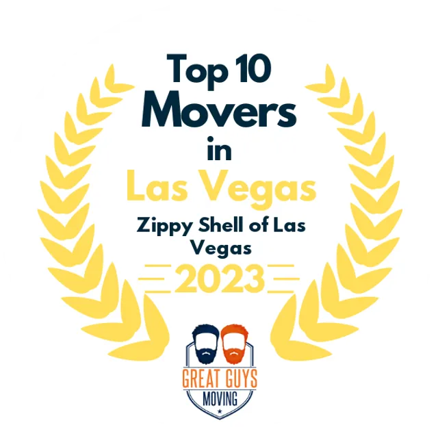 Top 10 Movers in Las Vegas, NV 2023 award