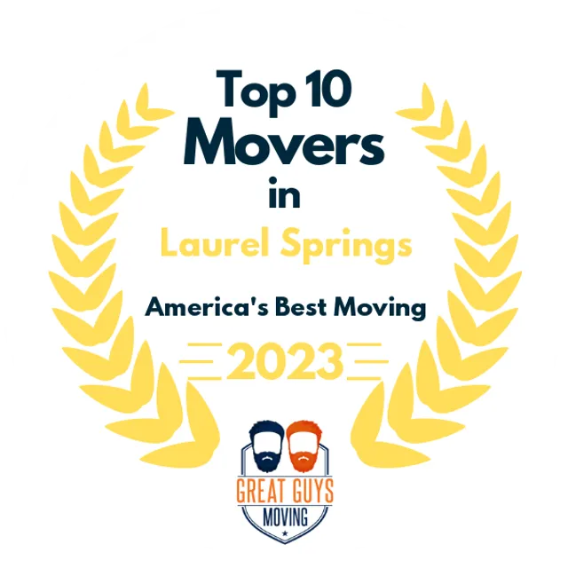 Top 10 Movers in Trenton, NJ 2023 award