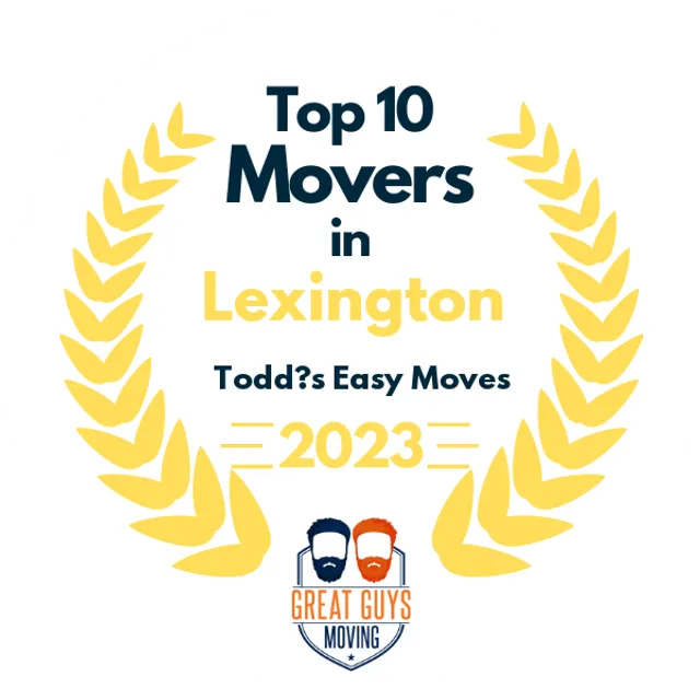 Top 10 Movers in Greensboro, NC 2023 award