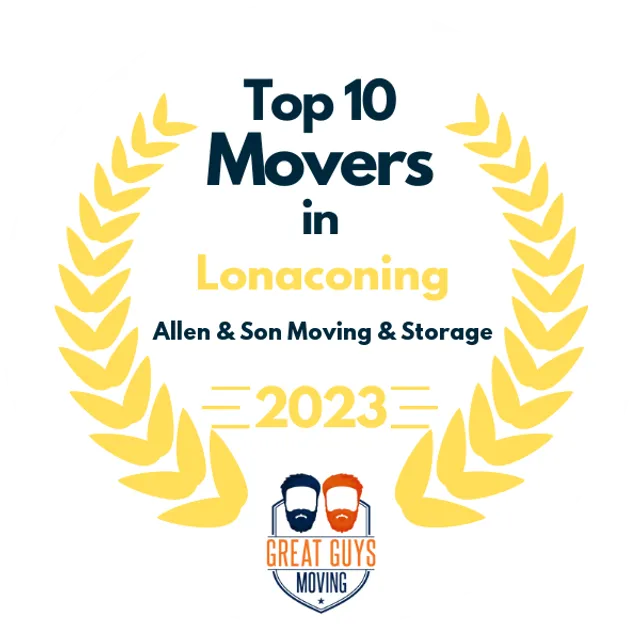 Top 10 Movers in Baltimore, MD 2023 award