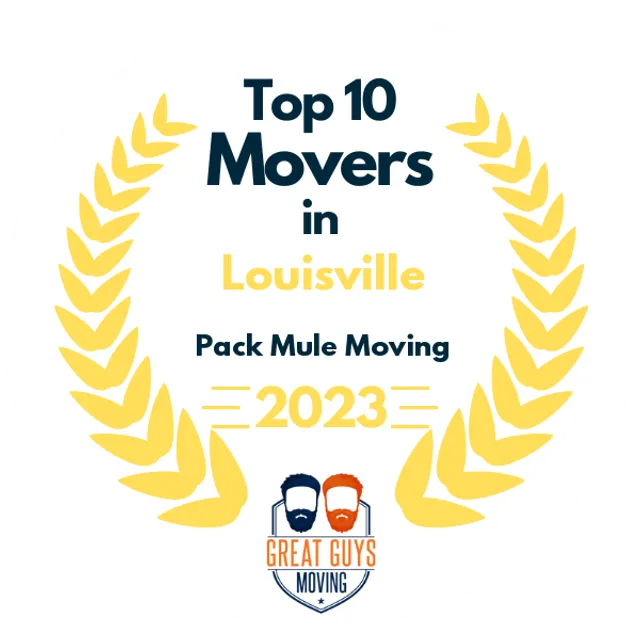 Top 10 Movers in Louisville, KY 2023 award