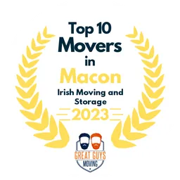 top 10 ranked movers in macon 2023 irish moving and storage image