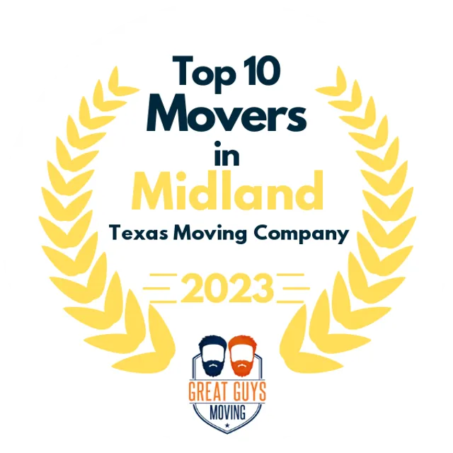 Top 10 Movers in Midland, TX 2023 award