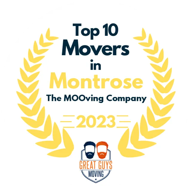 Top 10 Movers in Montrose, CO 2023 award