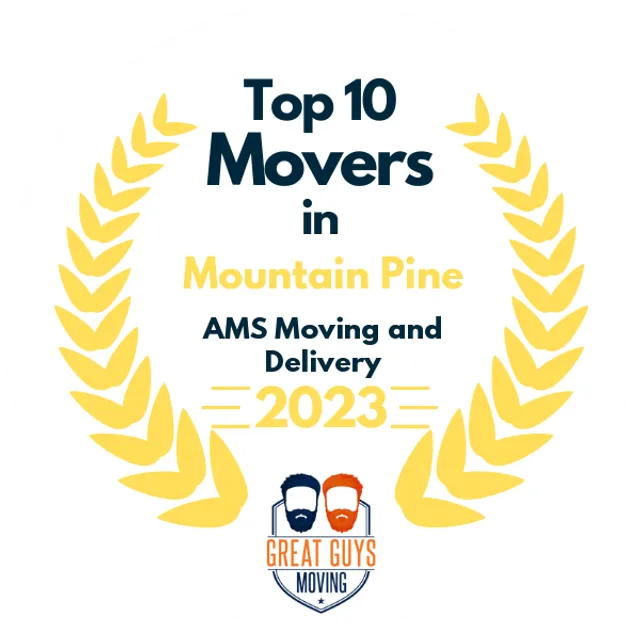 Top 10 Movers in Little Rock, AR 2023 award