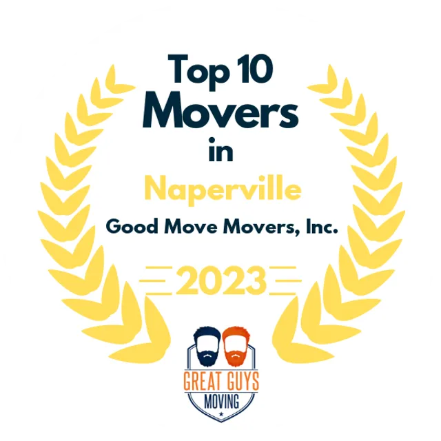 Top 10 Movers in Chicago, IL 2023 award