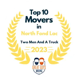 top 10 ranked movers in north fond lac 2023 two men and a truck image