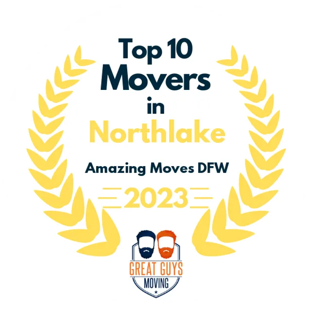 Top 10 Movers in Fort Worth, TX 2023 award