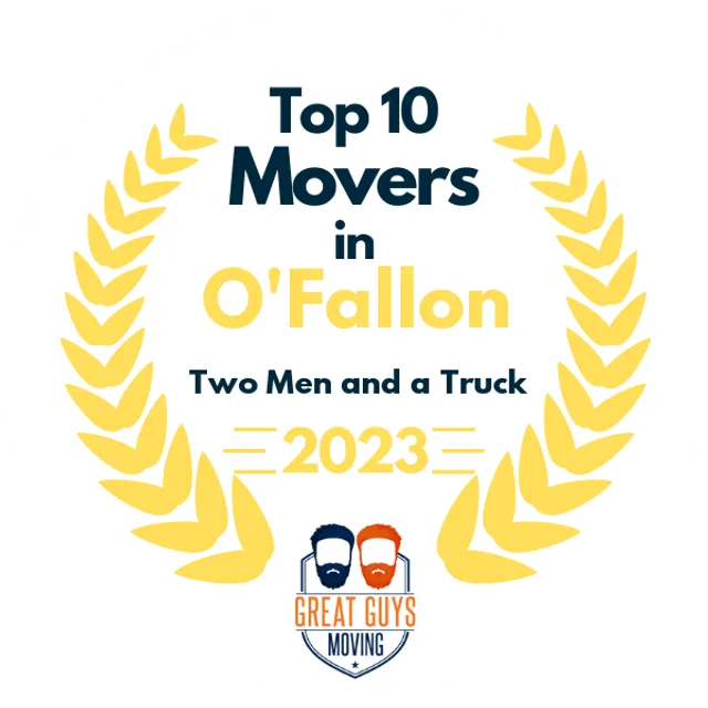 Top 10 Movers in O'Fallon, MO 2023 award