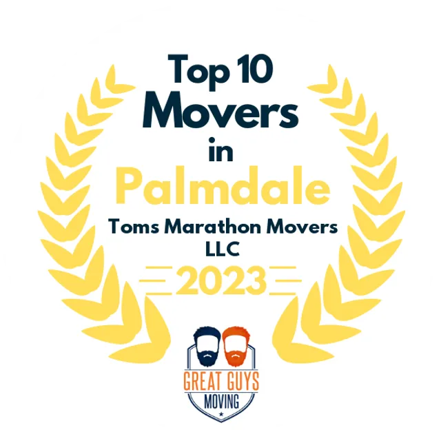 Top 10 Movers in Santa Clarita, CA 2023 award