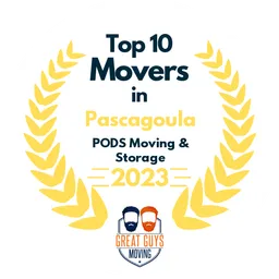 top 10 ranked movers in pascagoula 2023 pods moving storage image