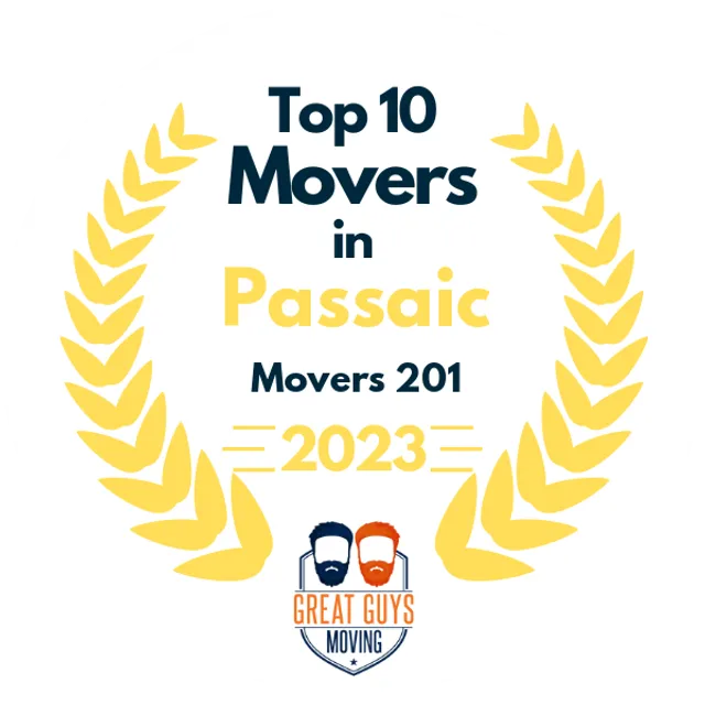 Top 10 Movers in Newark, NJ 2023 award