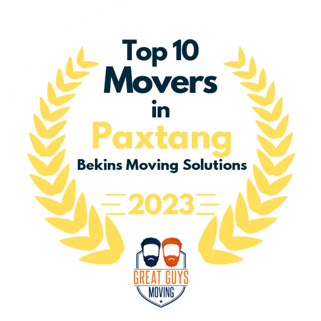 Top 10 Movers in Lancaster, PA 2023 award