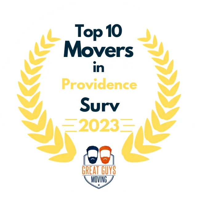 Top 10 Movers in Providence, RI 2023 award