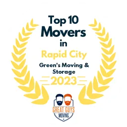 top 10 ranked movers in rapid city 2023 greens moving storage image