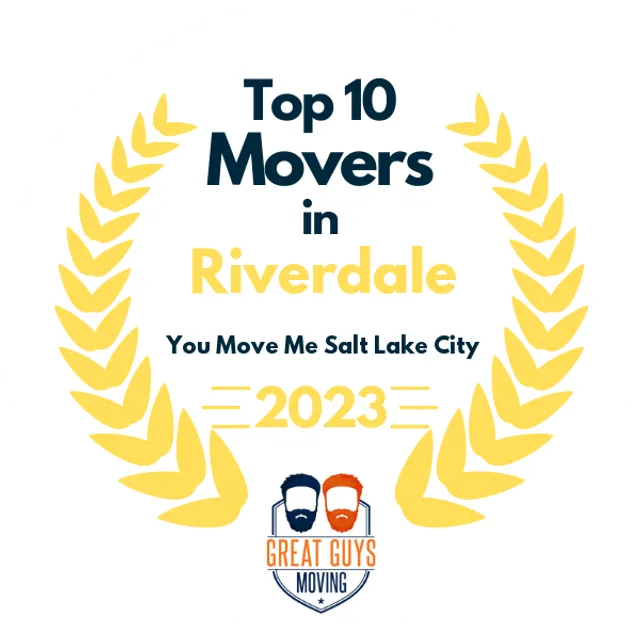 Top 10 Movers in Salt Lake City, UT 2023 award