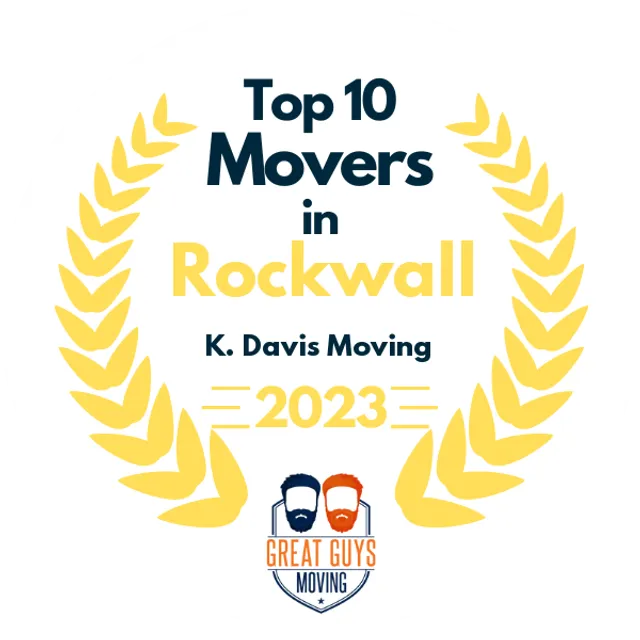 Top 10 Movers in McKinney, TX 2023 award