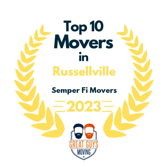 Top 10 Movers in Little Rock, AR 2023 award