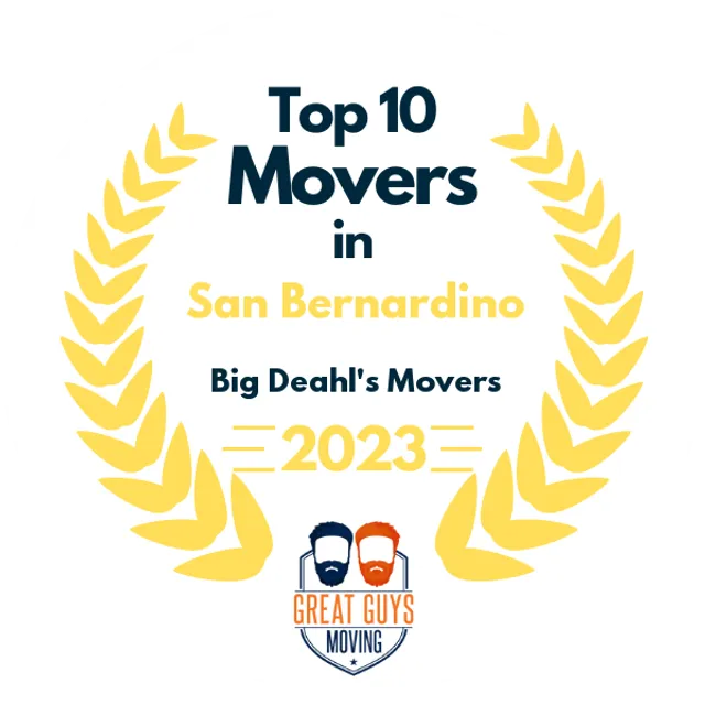 Top 10 Movers in Santa Ana, CA 2023 award