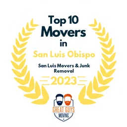 top 10 ranked movers in san luis obispo 2023 san luis movers junk removal image