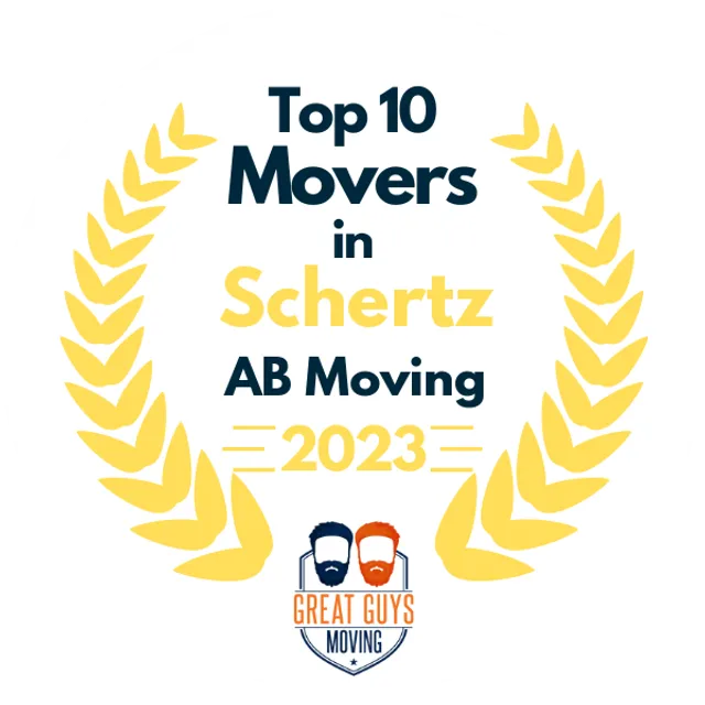 Top 10 Movers in San Antonio, TX 2023 award