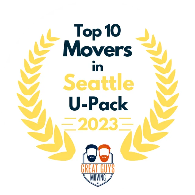 Top 10 Movers in Seattle, WA 2023 award