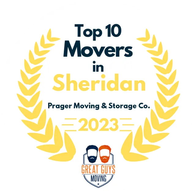 Top 10 Movers in Aurora, IL 2023 award