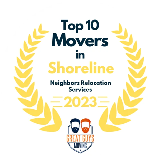 Top 10 Movers in Seattle, WA 2023 award