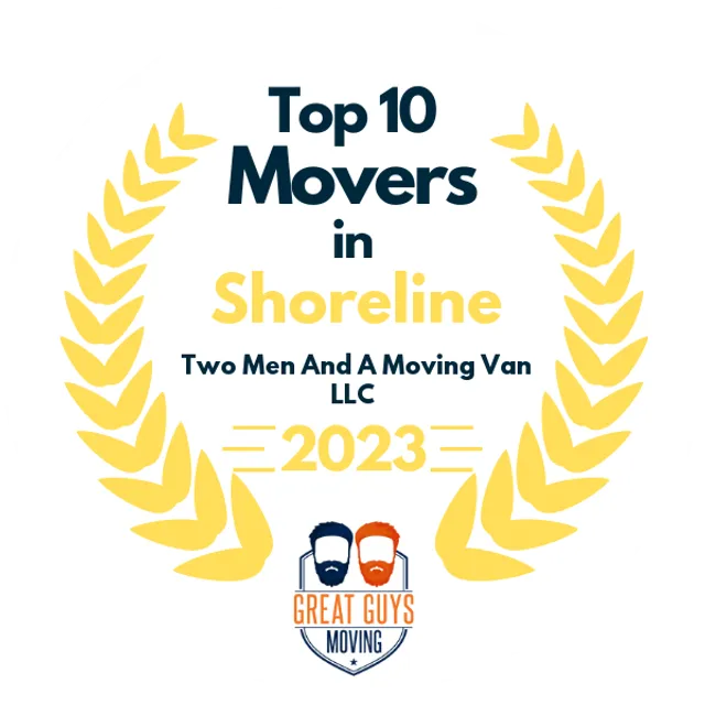 Top 10 Movers in Shoreline, WA 2023 award