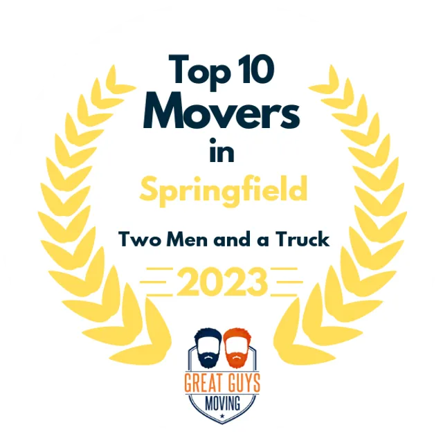 Top 10 Movers in Dayton, OH 2023 award