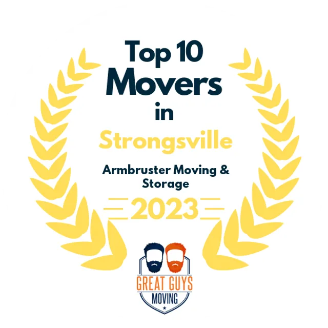 Top 10 Movers in Cleveland, OH 2023 award