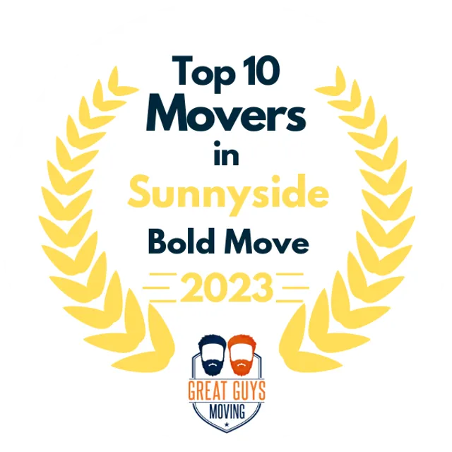 Top 10 Movers in Portland, OR 2023 award