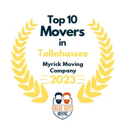 top 10 ranked movers in tallahassee 2023 myrick moving company image