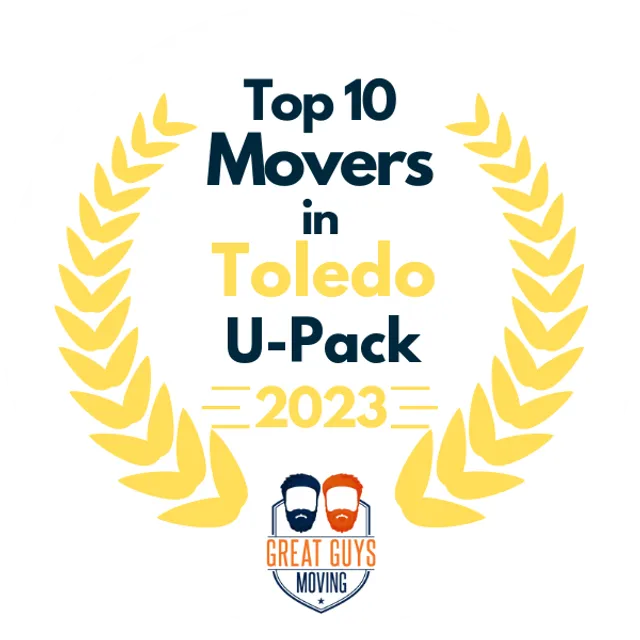 Top 10 Movers in Toledo, OH 2023 award