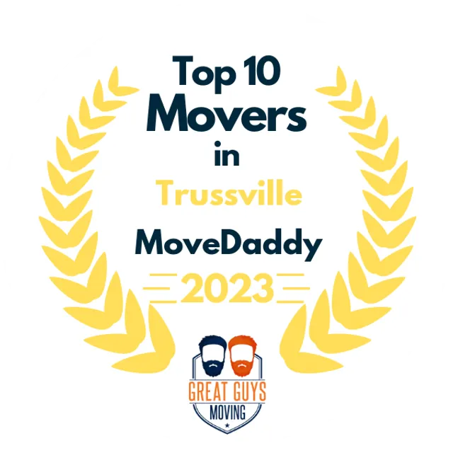 Top 10 Movers in Birmingham, AL 2023 award