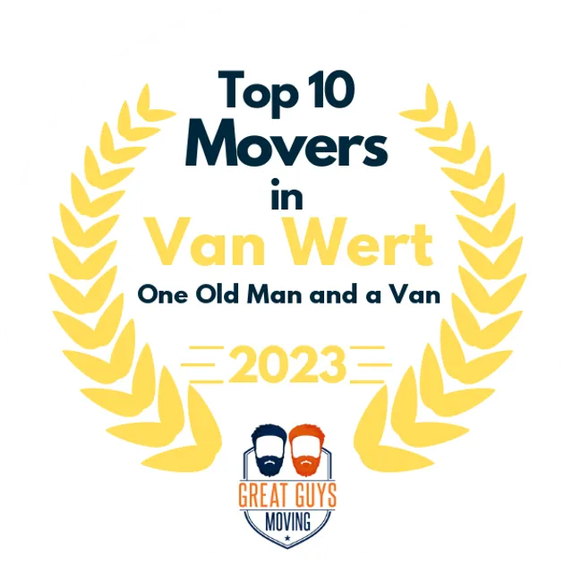 Top 10 Movers in Columbus, OH 2023 award