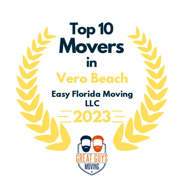 Top 10 Movers in Miami, FL 2023 award