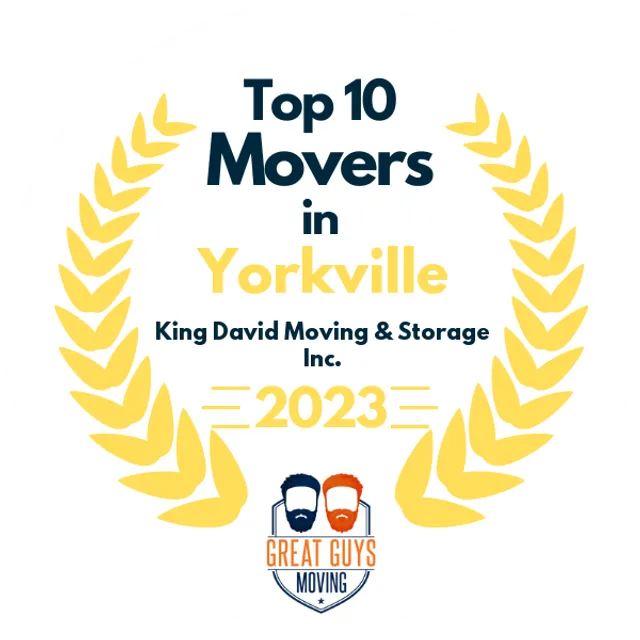 Top 10 Movers in Evanston, IL 2023 award