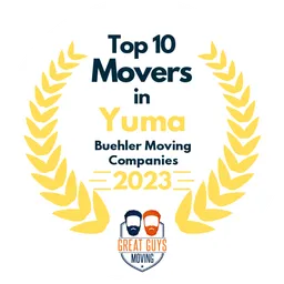 top 10 ranked movers in yuma 2023 buehler moving companies image