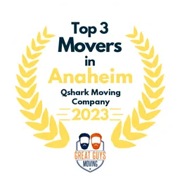 top 3 ranked movers in anaheim 2023 qshark moving company image