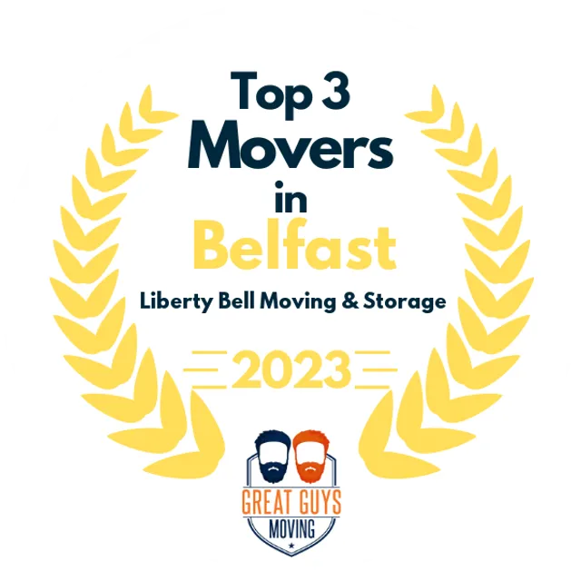 Top 3 Movers in Belfast, ME 2023 award