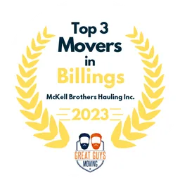 top 3 ranked movers in billings 2023 mckell brothers hauling inc image