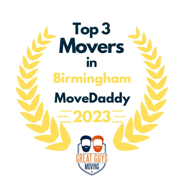 Top 3 Movers in Birmingham, AL 2023 award