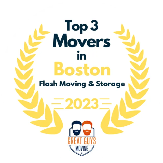 Top 3 Movers in Boston, MA 2023 award