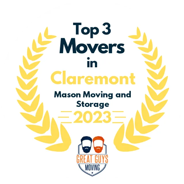 Top 3 Movers in Concord, NH 2023 award