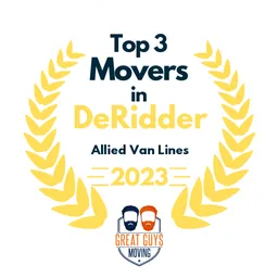 top 3 ranked movers in deridder 2023 allied van lines image