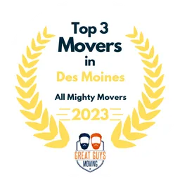 top 3 ranked movers in des moines 2023 all mighty movers image