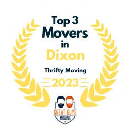 top 3 ranked movers in dixon 2023 thrifty moving image